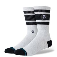 Stance Socks Boyd Skull Crew Heather Grey