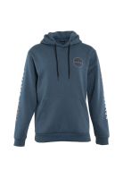 Poleron Men Hoodie Logo Petrol Blue Black Orange