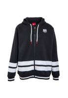 Poleron Colo Colo Urbano Zipper Negro Blanco