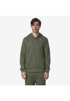 Poléron K-Way Men Anthony French Terry Green Lichen