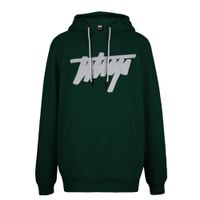 Polerón Whatup Hombre Hoodie Green Logo White