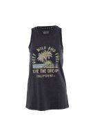 Polera Kids Musculosa Blue Palm