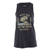 Polera Kids Musculosa Blue Palm