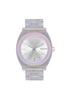 Reloj Time Teller Acetate Clear Silver