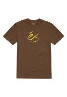 Polera Foil Script Brown