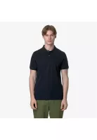 Polera K-Way Men Amedee Pique Blue Depth