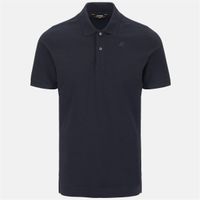 Polera K-Way Men Amedee Pique Blue Depth