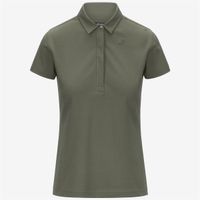Polera K-Way Women Amedea Pique Green Lichen