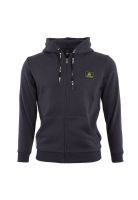 Poleron Full Zipper Kids Dark Grey
