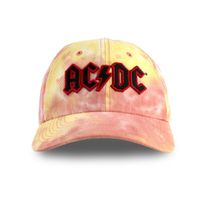 Jockey AC/DC Tie Dye Ball Red Orange Yellow American Needle