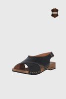 Sandalia Madera Cachi Negro Alquimia