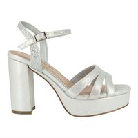 Sandalia Plataforma Isla Plateado Alquimia