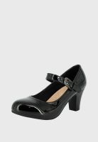 Zapato Cueca Clot Negro Charol Alquimia