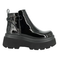 Botin Plataforma Tols Negro Charol Alquimia