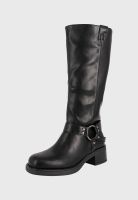 Bota Biker Larga Jessa Negro Alquimia