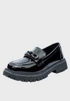 Mocasin Ituri Negro Charol Alquimia