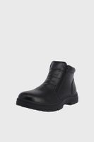 Botin de Cuero con Chiporro Aegir Negro London Adixt