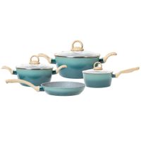 Bateria Cocina Ilko 7 Piezas Granito Sea