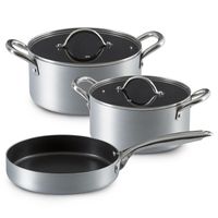 Bateria Antiadherente 5 Piezas Silver Industrial Ilko