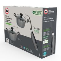 Bateria Cocina Ilko 5 Piezas Aluminio Reciclado Everyday