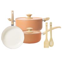 Bateria Cocina Ilko 7 Piezas Apricot Ceramic