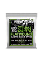 Set Bajo 5 Cuerdas Ernie Ball 45-130 RegularSlinky Flatwound