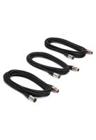 Pack de 3 cables para micrófono Samson MC18 XLR