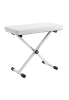 Sillín para piano K&M en color blanco 14077-000-76