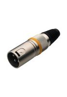 Conector XLR macho Rockbag RCL10000M de metal