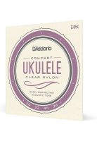 CUERDAS UKELELE DADDARIO EJ65C CONCERT CLEAR NYLON