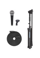 Pack micrófono con atril y cable Samson VP10X
