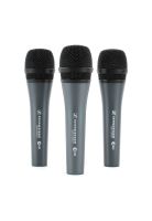 Pack de 3 micrófonos Dinámicos Sennheiser e835 Cardioide