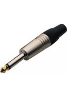 SET DE 5 DE CONECTORES PLUG 1/4 MONO ROCKCABLE