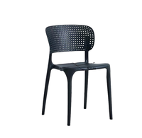 Silla de Escritorio Apilable Negra