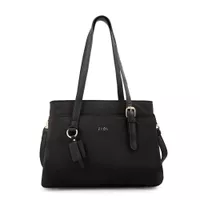 Cartera tote ludovica mediana negro especial