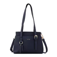 Cartera Bandolera ludovica mediana azul oscuro