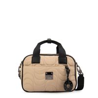 Cartera bandolera abigail mediana beige