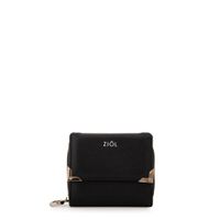 Billetera demin mediana negro