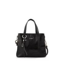 Cartera tote tres divisiones aurora mediana negro especial