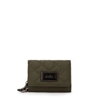 billetera cierre exterior pequeña cersei verde oliva