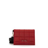 Tarjetero nacha rojo