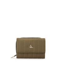 Billetera mediana lizel verde oliva