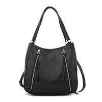 Cartera tote tres divisiones grande ozzy negro