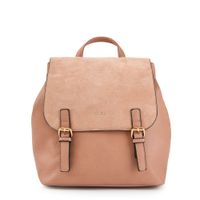 Mochila con tapa mediana bladia rosa viejo