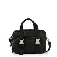 Cartera bandolera mediana dorina negro