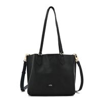Cartera tote mediana viviene negro