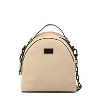 Mochila mediana nicki blanco crudo