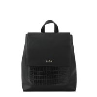 Mochila con tapa mediana callie negro