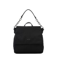 Mochila con tapa pequeña nydia negro especial