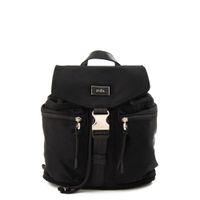 Mochila con tapa mediana elvas negro